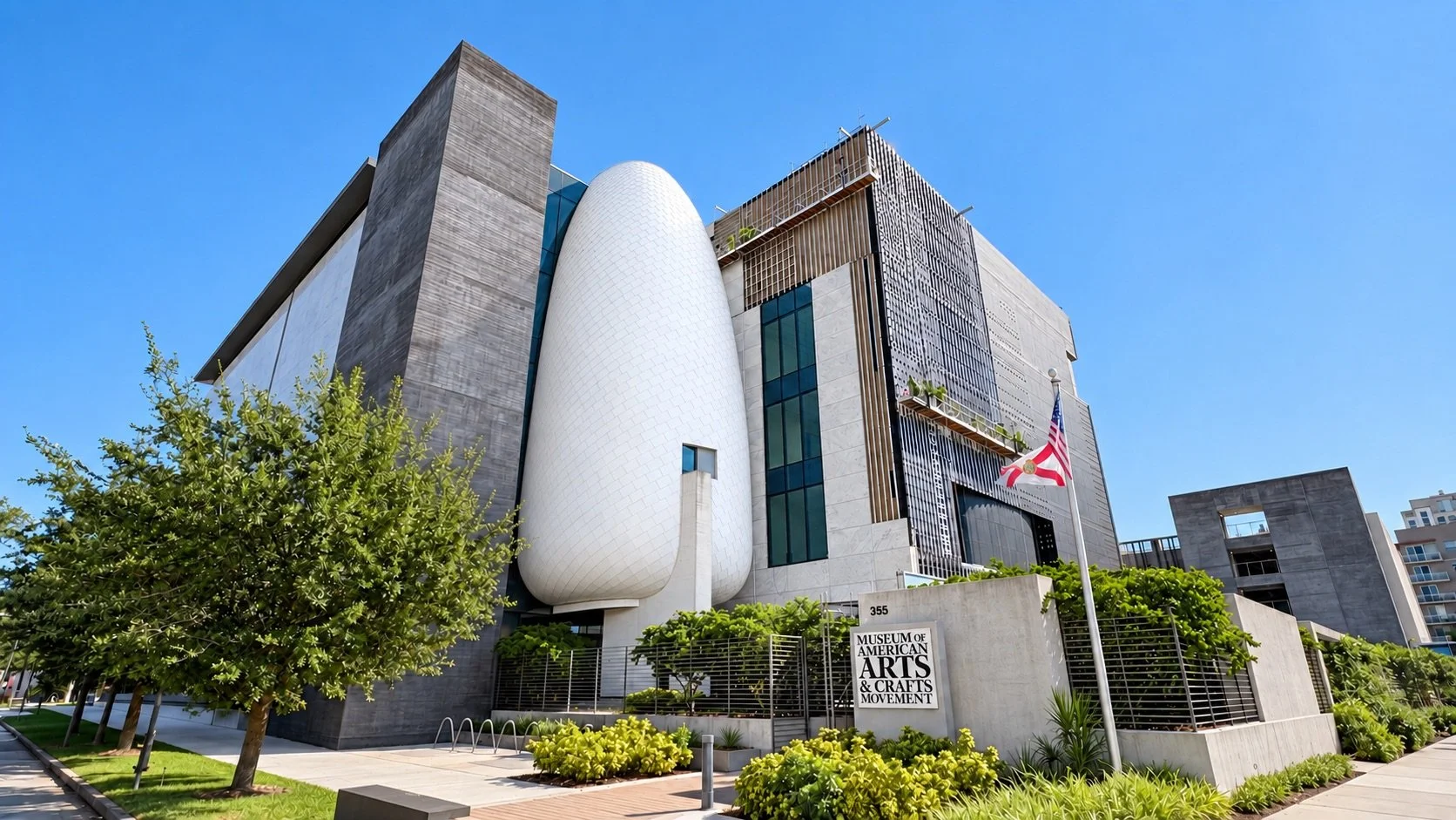 Five-story expansion of Museum of the American Arts and Crafts Movement takes shape in downtown St. Pete