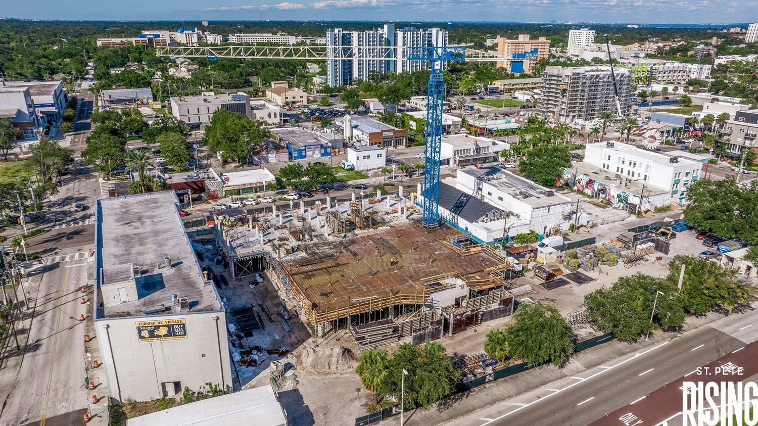 Photo inspiration: Upscale High Rise Developments With Play Zones Reference: Aerial St Pete Downtown St Pete S Skyline To Transform