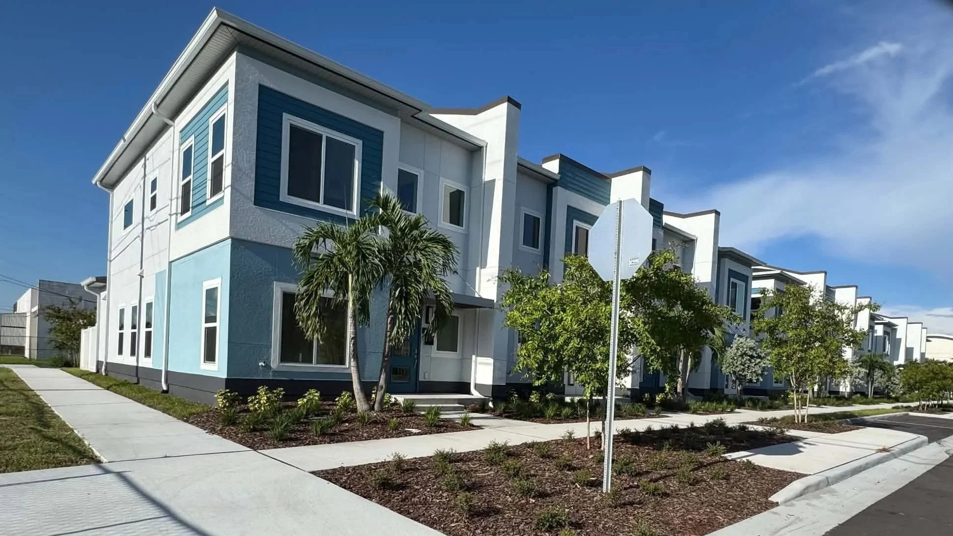 Deuces Rising townhomes, a new 24-unit affordable housing development, nears completion 