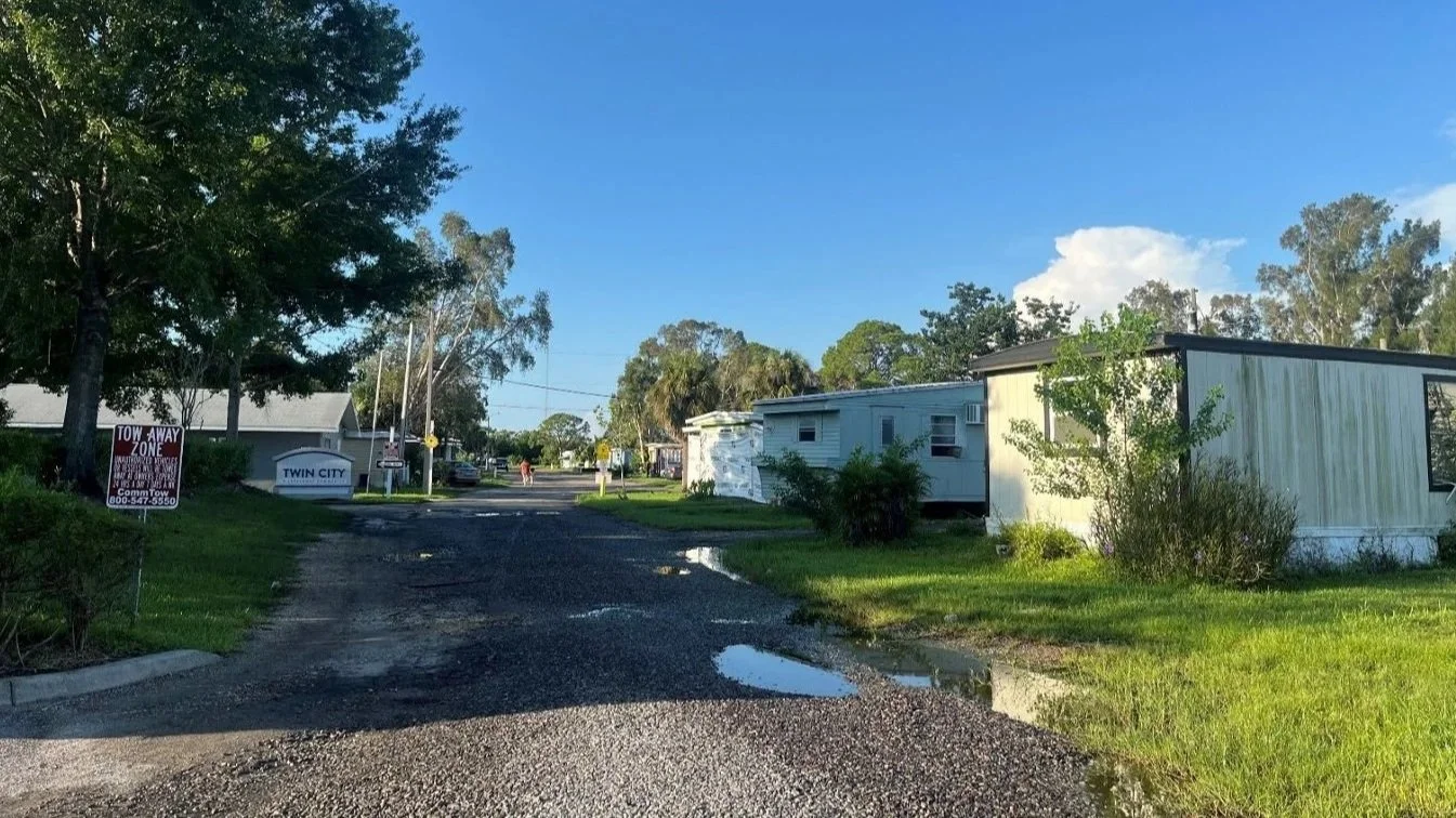 Battered Twin City mobile home park near Derby Lane may be redeveloped into apartments