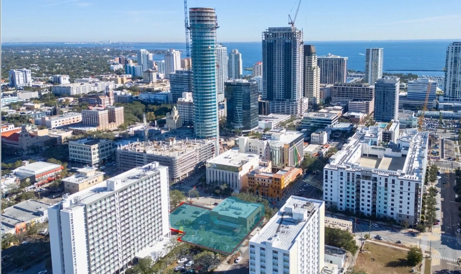 Downtown St. Pete development site near Central Avenue hits the market