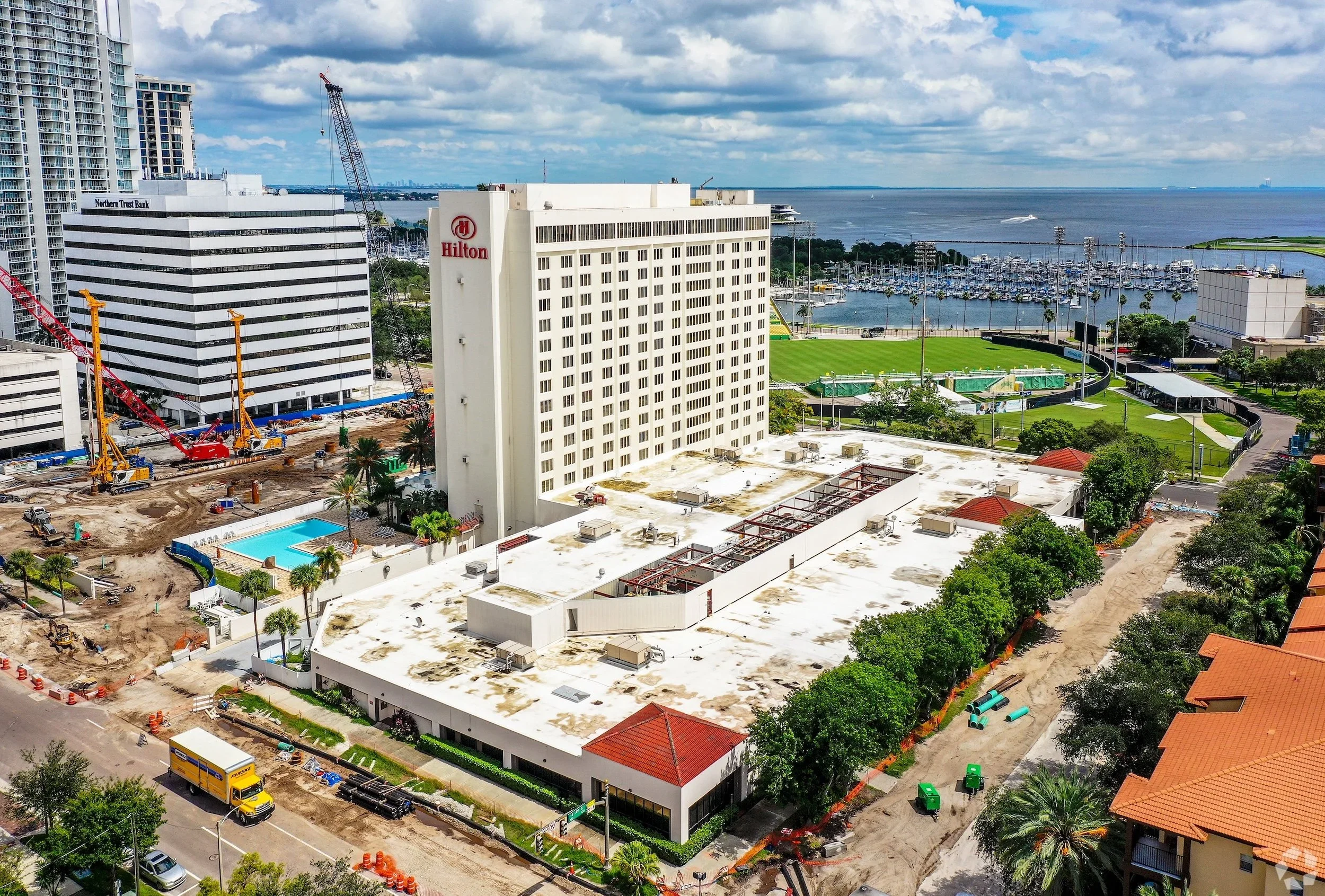 Two 44-story towers planned for Hilton Bayfront site in downtown St. Pete
