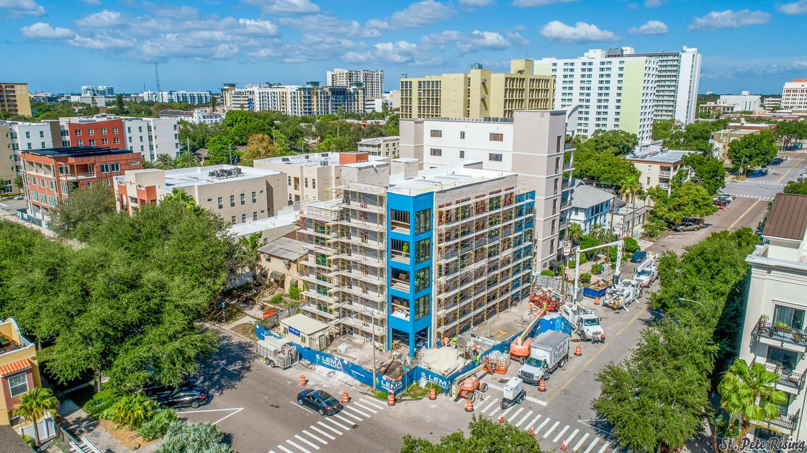 Aerial St. Pete: Construction updates from downtown’s newest ...