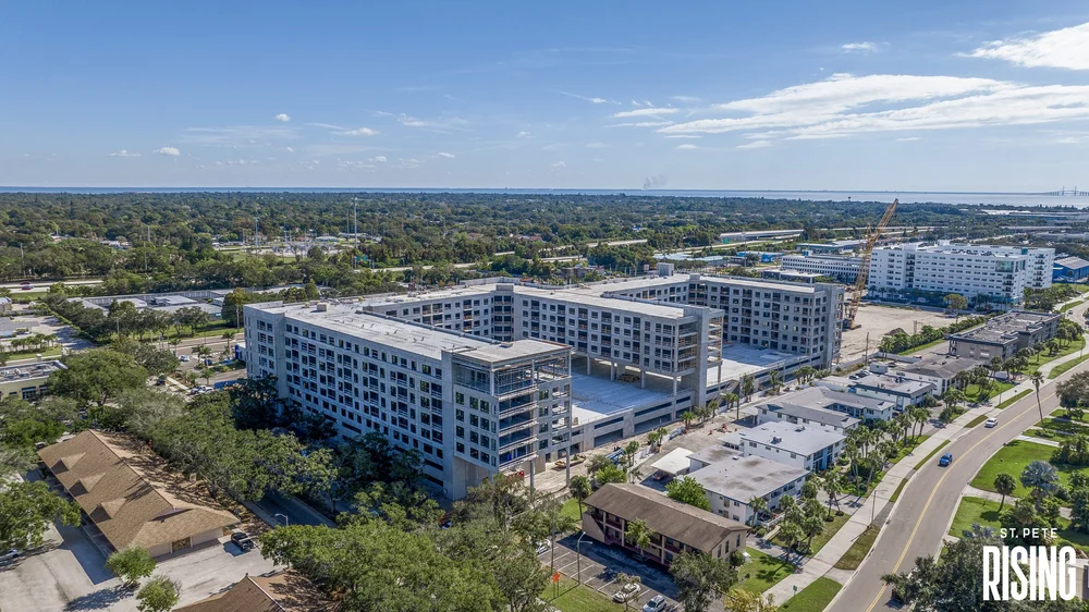Aerial St. Pete: Construction boom to bring thousands of new apartments ...