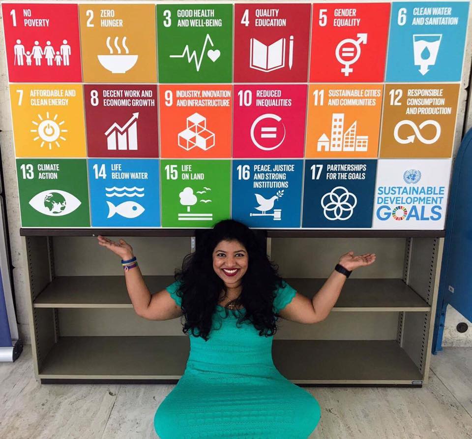 Hiba T. George, representing the Global Shapers Orlando Hub, on the last day of the Annual Curators Meeting 2017 held at the United Nations Office at Geneva. #ACM17