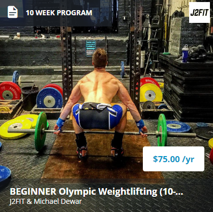 Olympic Weightlifting for Beginners (10-Week Program)
