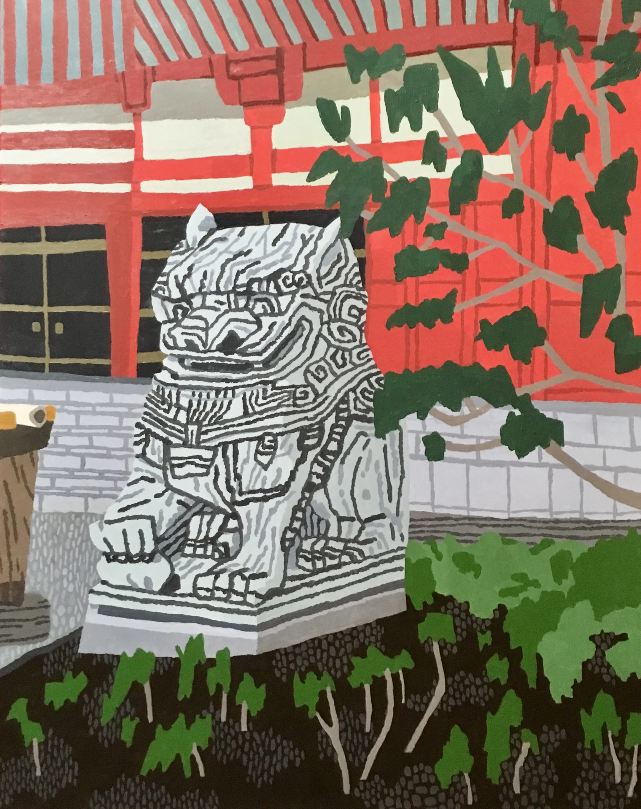Fu dog in Asakusa I