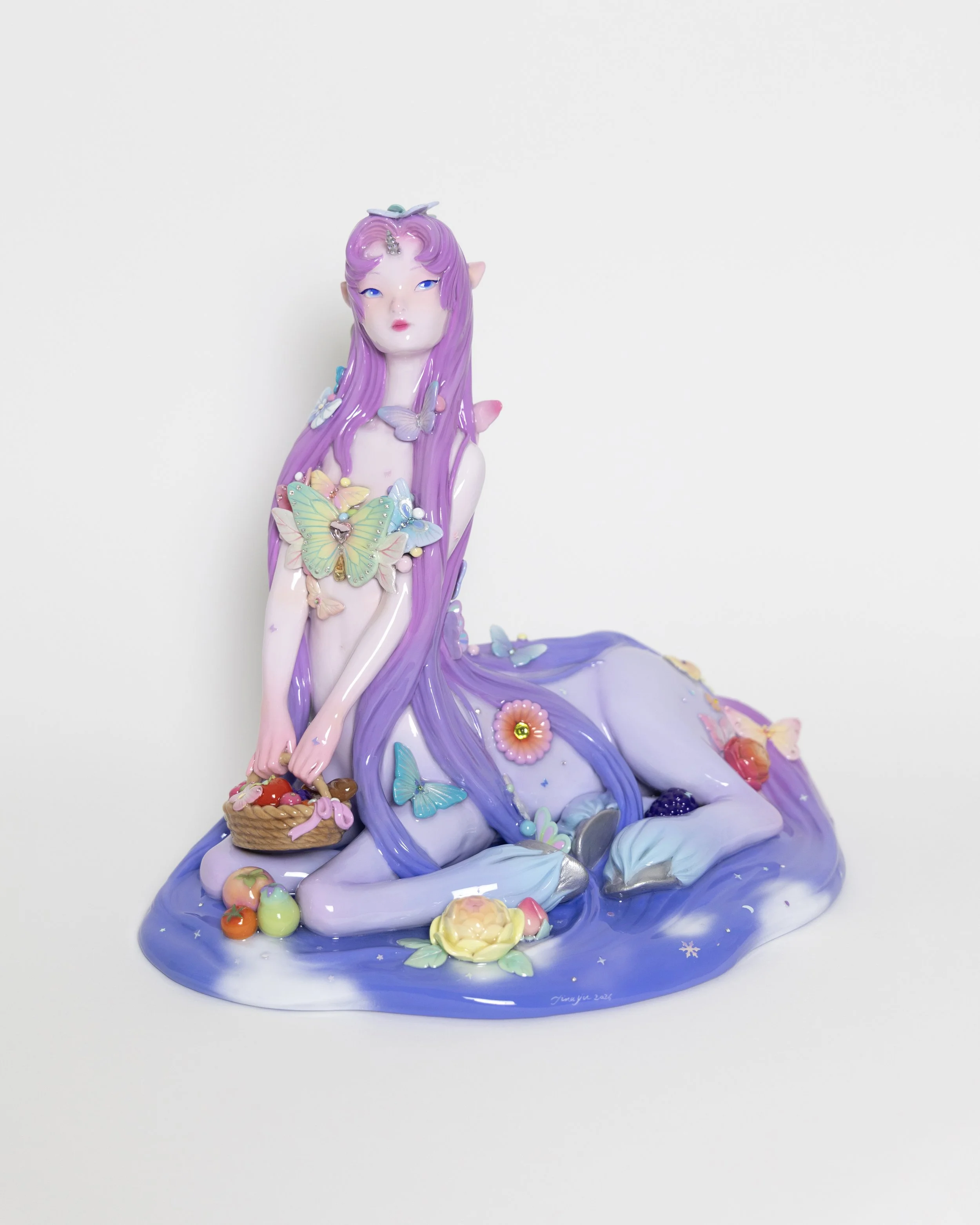 ASTERIA
Commission. Epoxy clay, polymer clay, acrylic paint, resin. 12" x 9" x 12" (L x W x H).