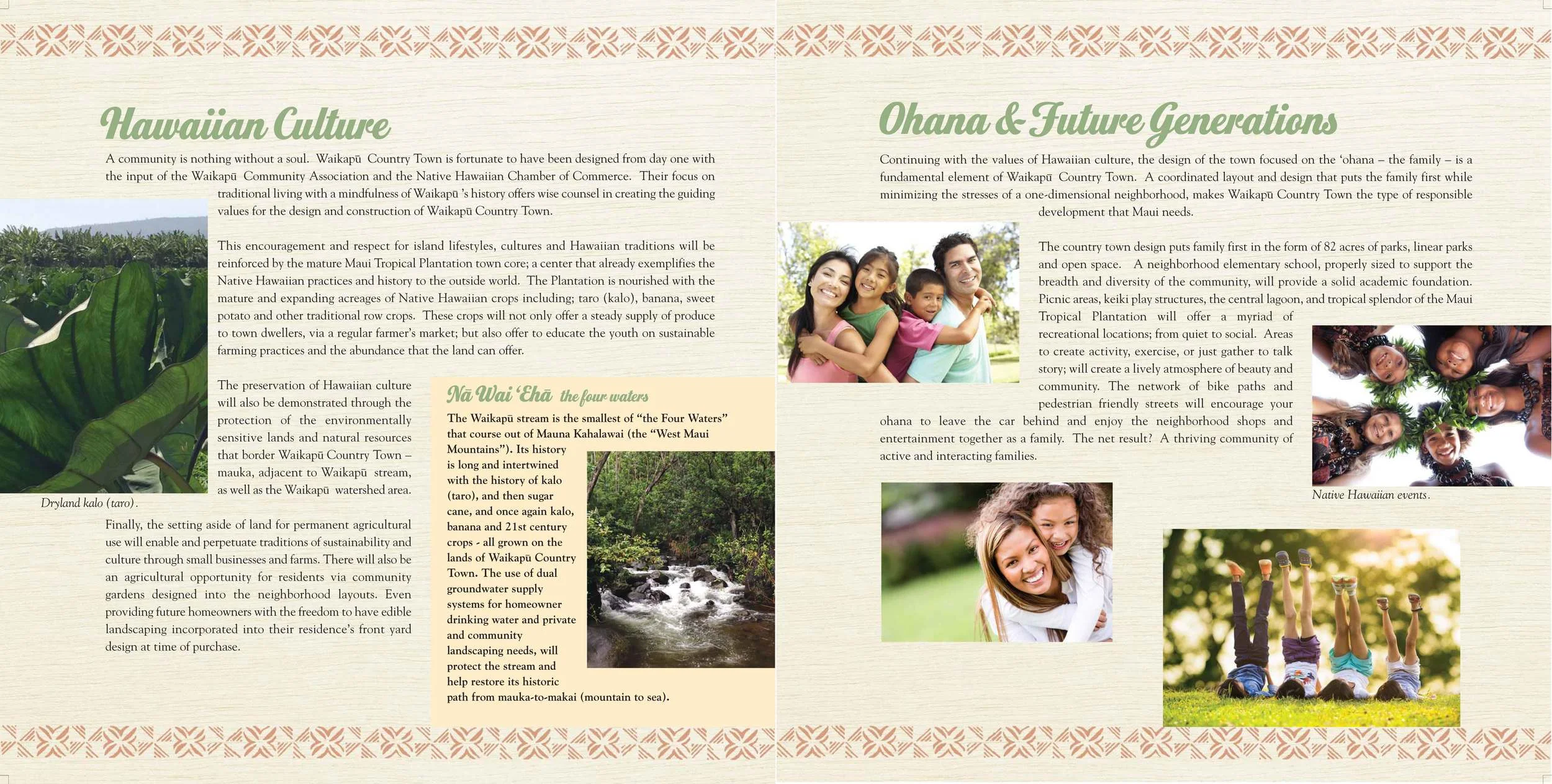 Brochure — Waikapu Country Town