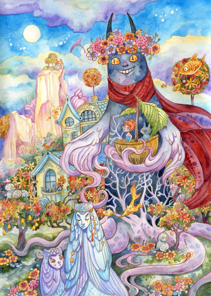 New Ally- Original Watercolor Painting