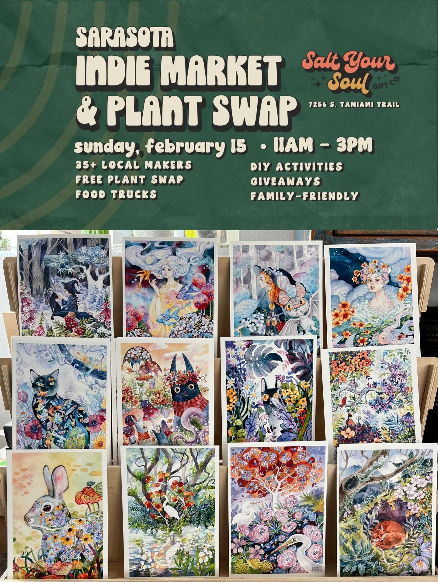 I&rsquo;m going to have space at local indie market! It should be fun 😁❤️

@saltyoursoulgiftco