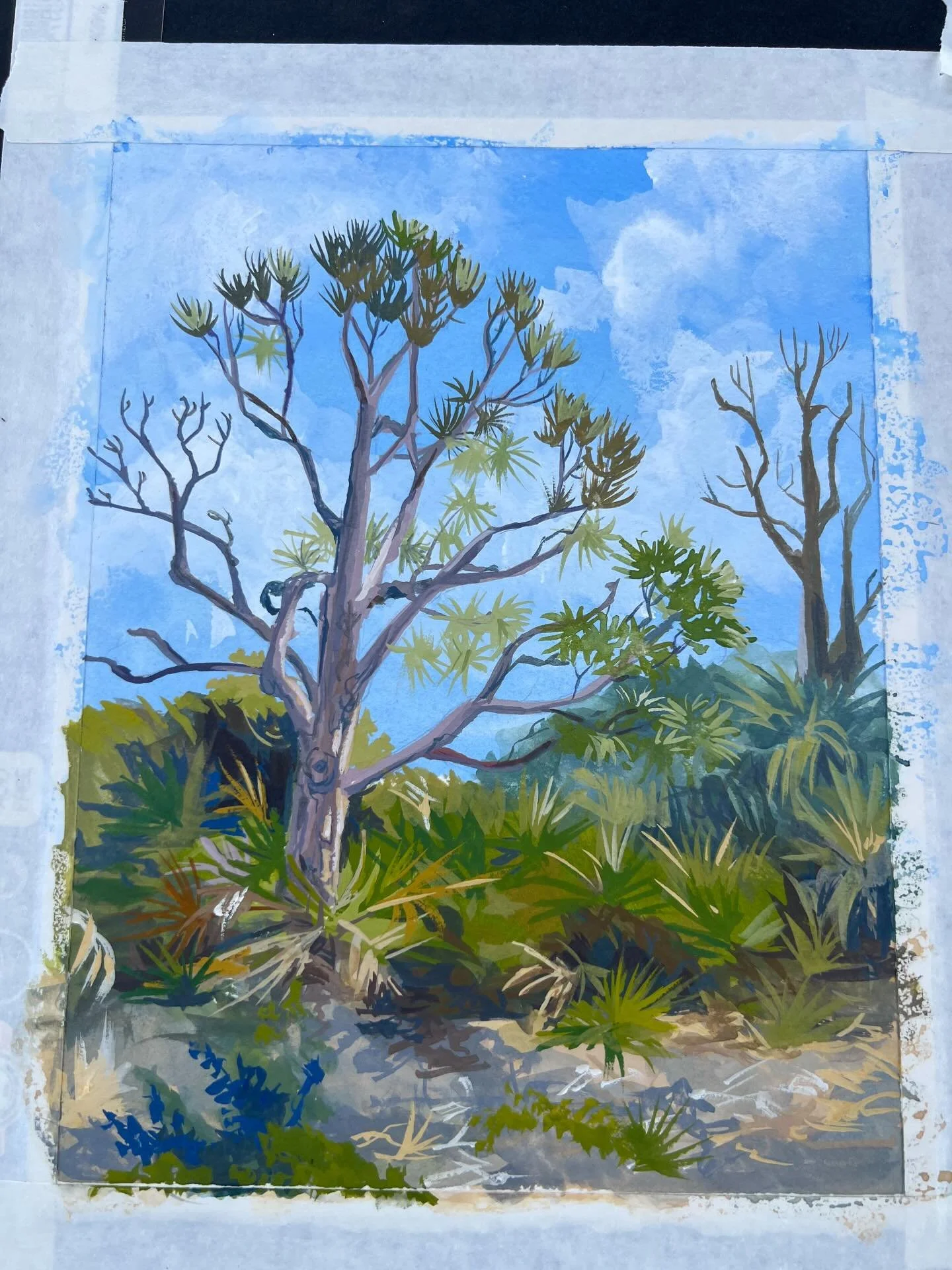 It&rsquo;s been quite a while, and this is not what I usually paint/post, but I found and joined a plein air group! I hope that it will inspire me to paint from imagination again. In a meantime I&rsquo;m happy to be painting more regularly again ❤️

