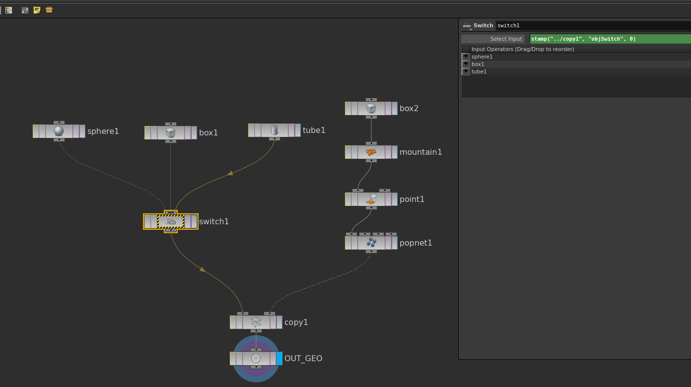 This will now randomly switch between each object we have