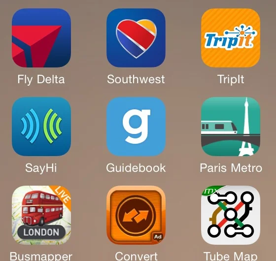 My Current Favorite Travel Apps