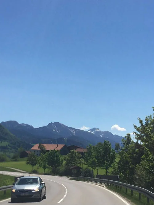 En route to Schwangau on Romantic Road