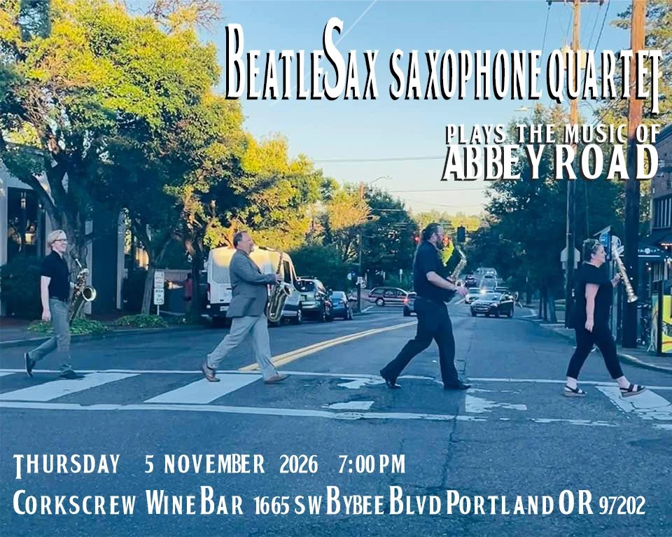 BeatleSax4 at Corkscrew Wine Bar