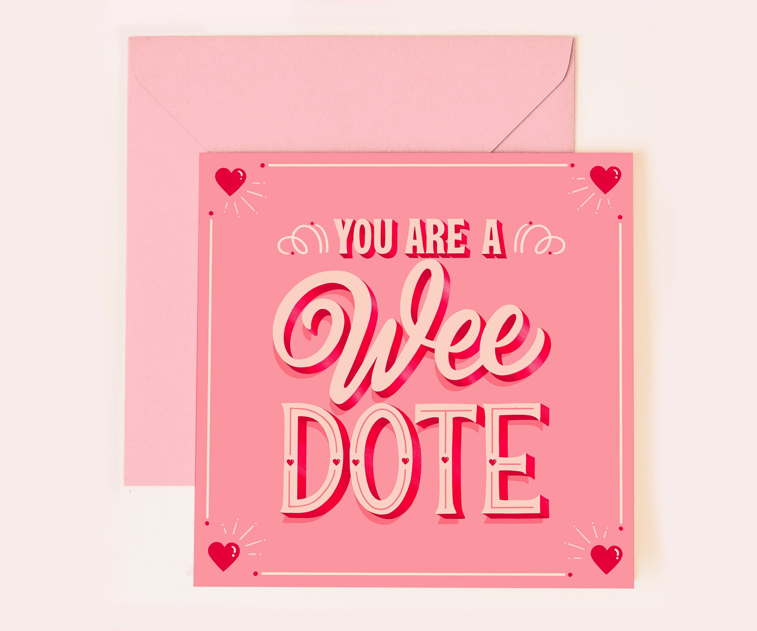 Wee Dote Greeting card