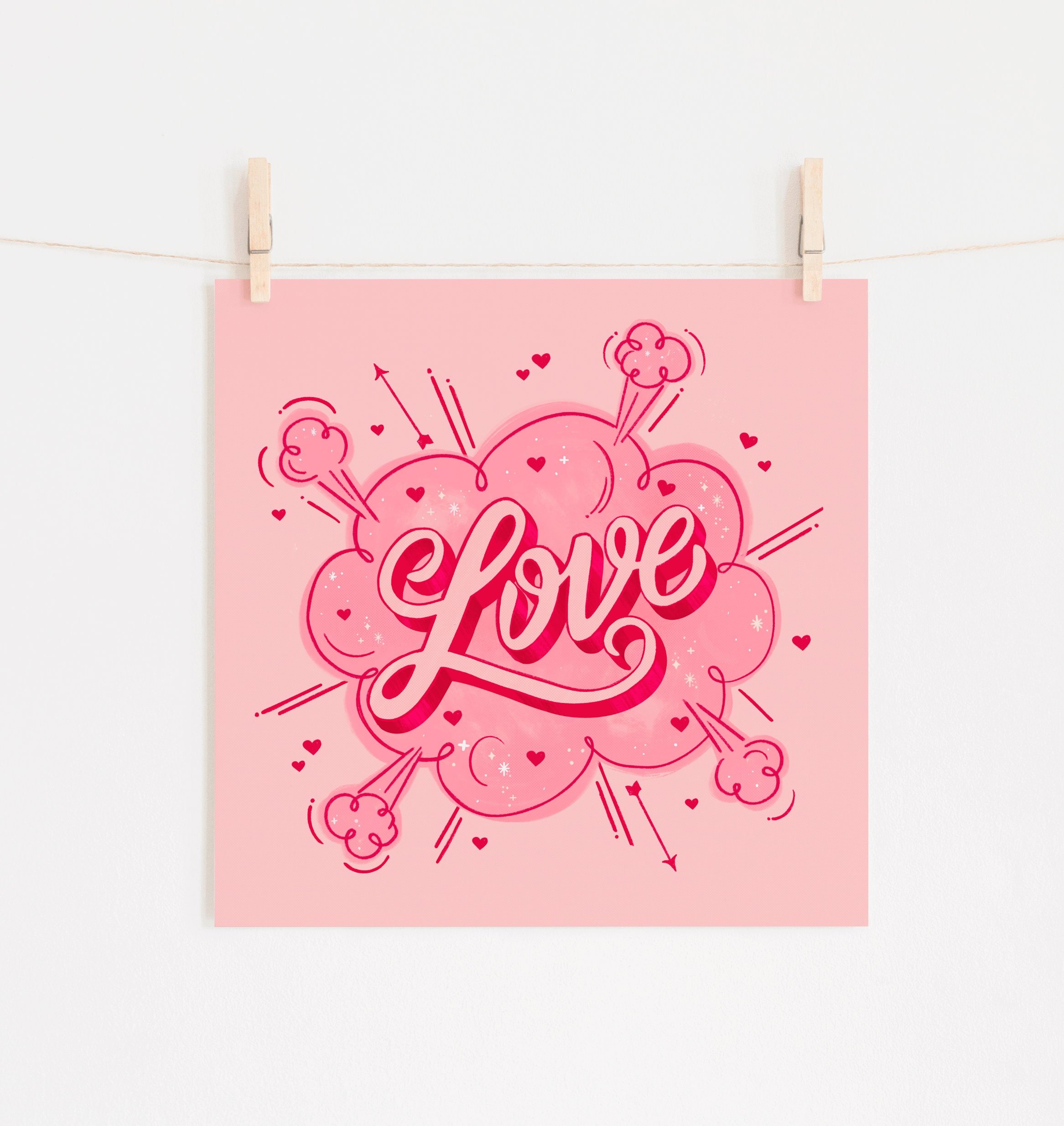 Love Mini Art print