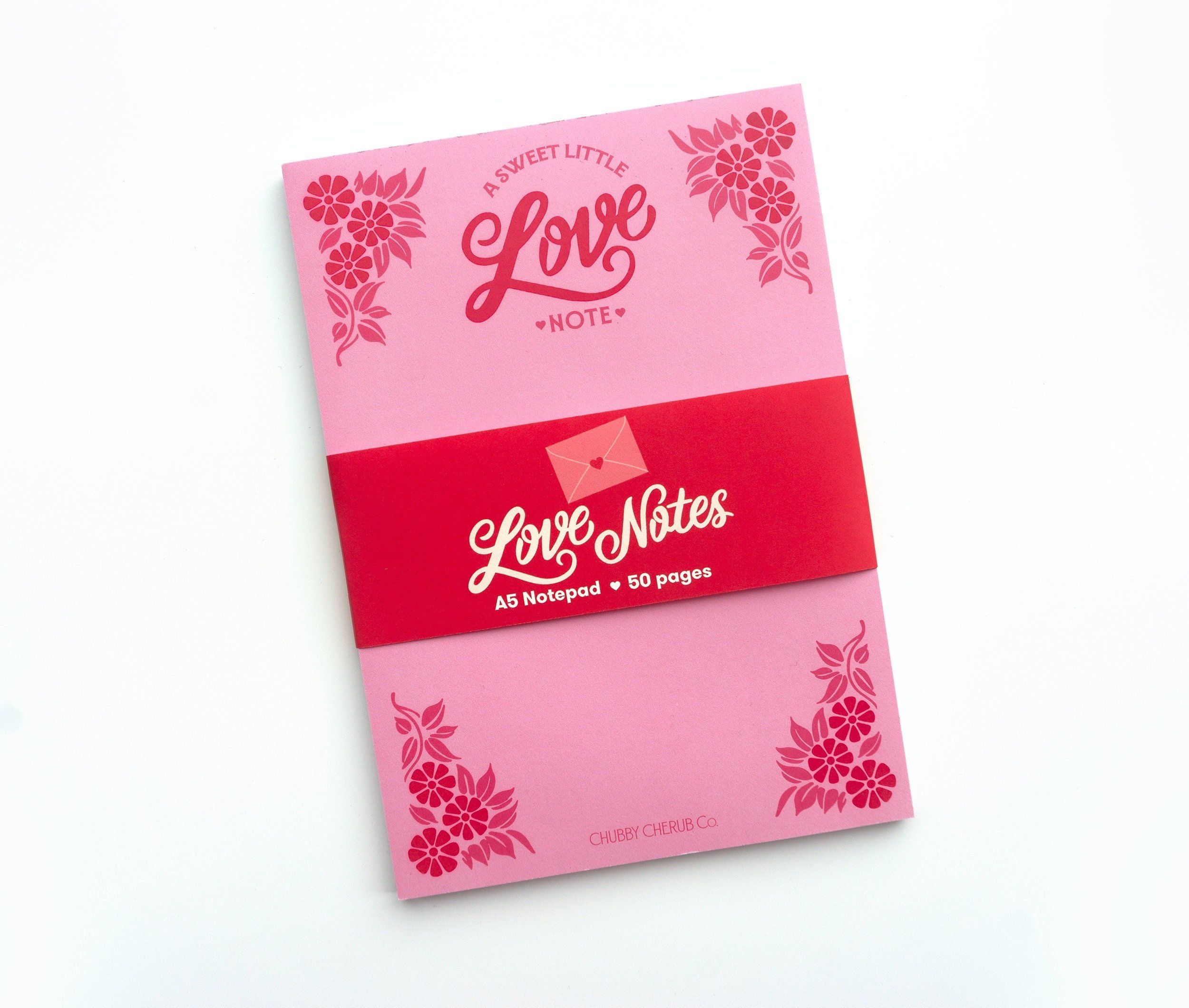 A5 Love Letter Notepad