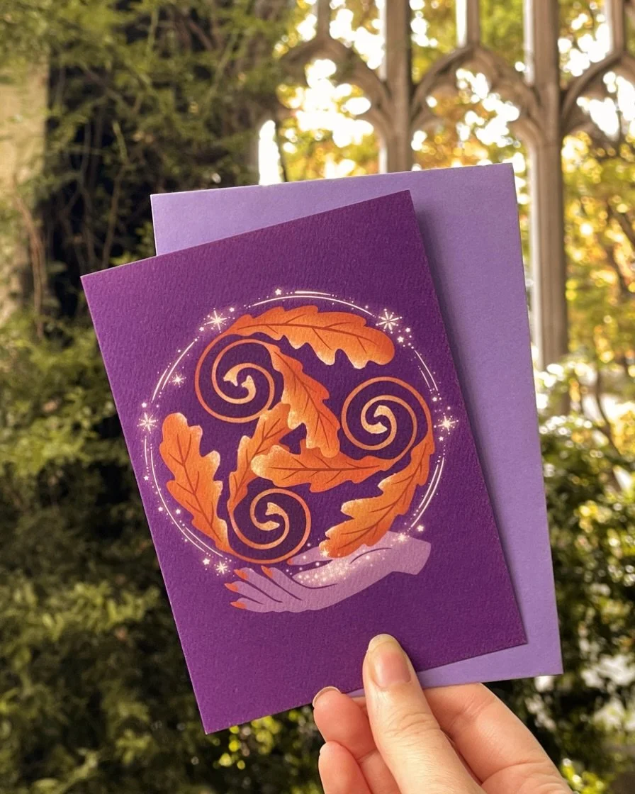 At Samhain the Celtic year draws to a close as the Cailleach returns, blowing her cold winds and weaving her ancient magic across the land. It&rsquo;s a time of transformation and reflection -The quiet transcendence of decay and the sacredness of end