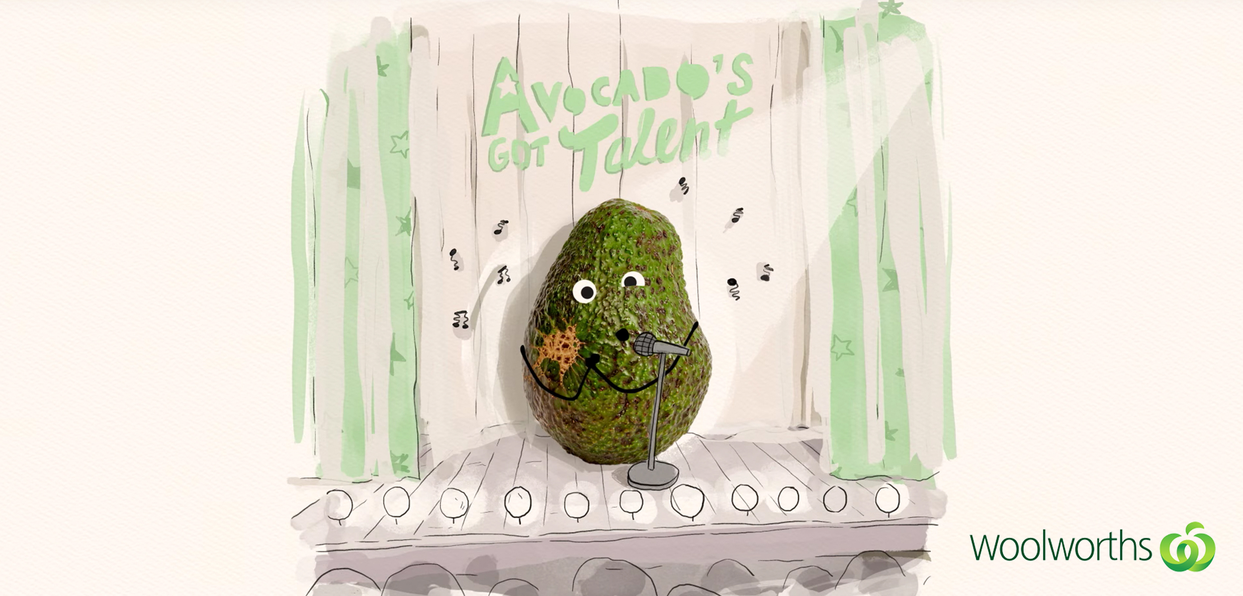 - To help combat food waste, we were asked to create a campaign for Woolworths introducing their range of imperfect produce called —The Odd Bunch. We put our own spin on the idea by creating a series of animated spots encouraging everybody to look beyond appearances, and choose taste over waste. This also included an in-store and social media campaign.