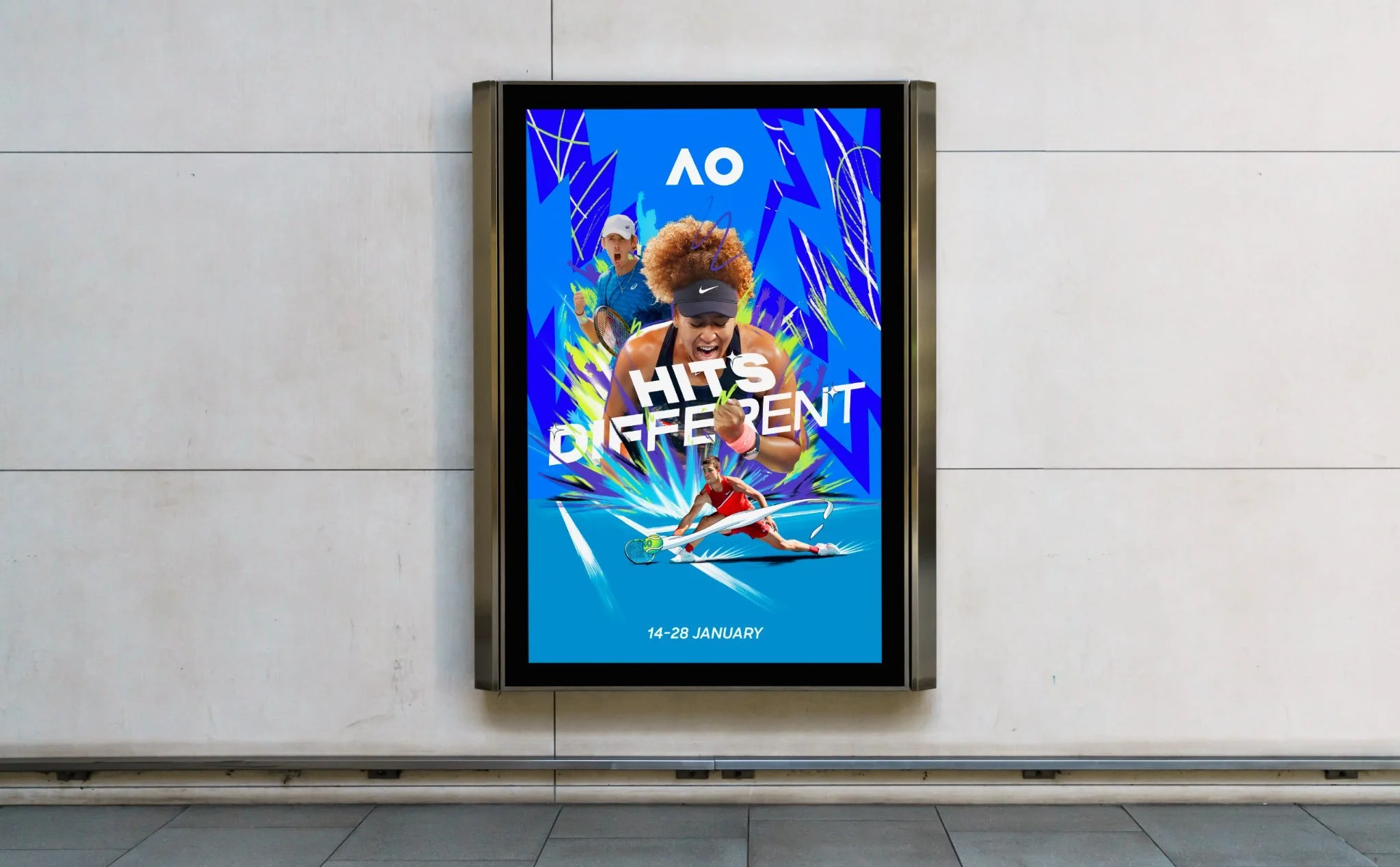  -   Considered the naughty child in the prim and proper world of Tennis Opens, they asked for something that would also work across Tennis Australia and the many sub brands that fit under that. I worked on the pitch helped develop the platform.  