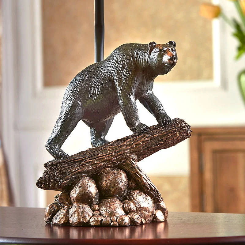 John Parsons Signature Bear Sculpture Lamp