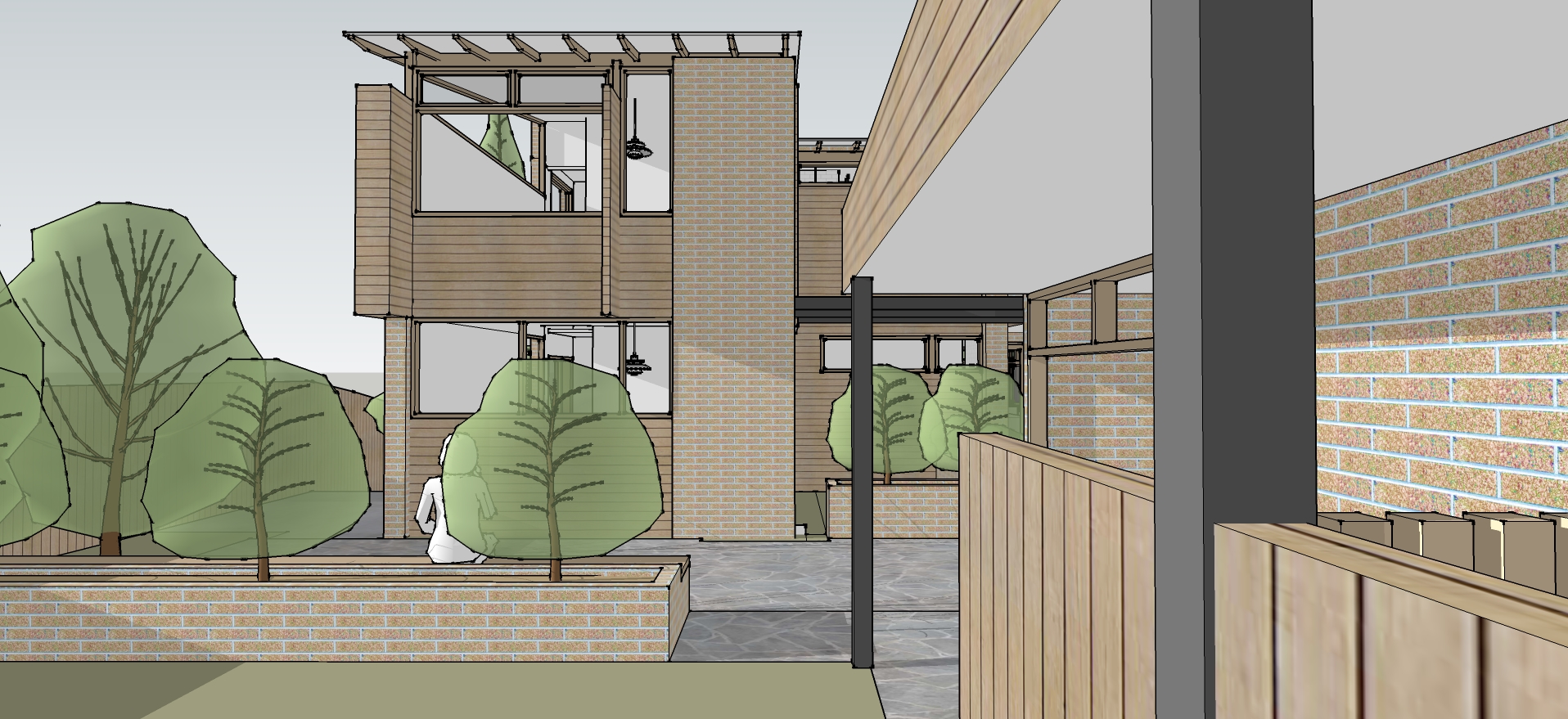 With additional bedroom above.