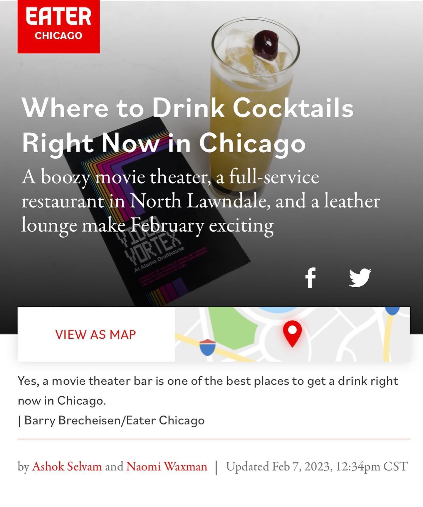 Thanks, Eater Chicago!