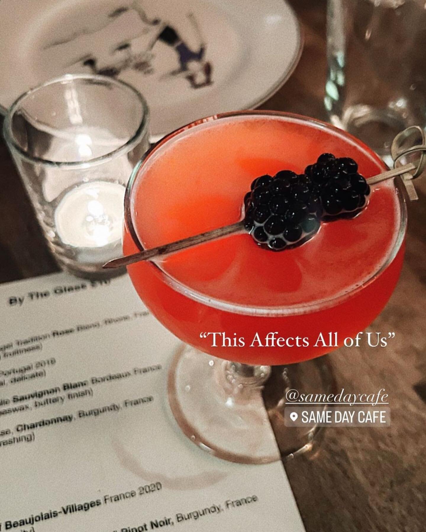 Walk in and have a drink. We are open tonight for dinner as usual 5pm to 9pm. Photo: @sdamiani thanks again for the great visit.