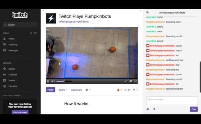 Twitch Plays Bumpkin