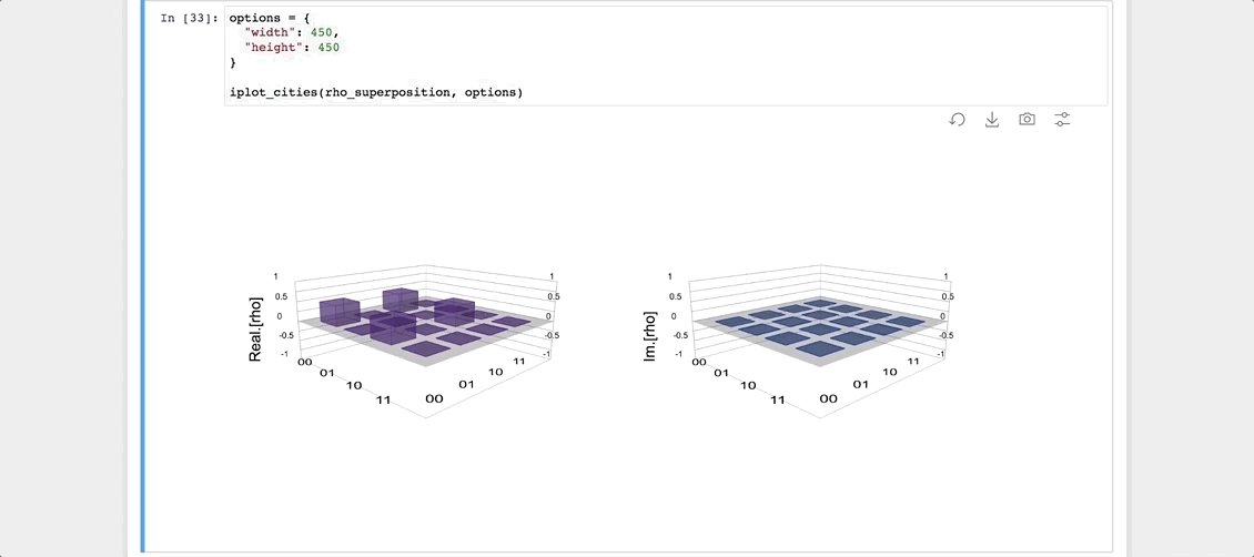 Coded prototype of cityscape visualization interaction