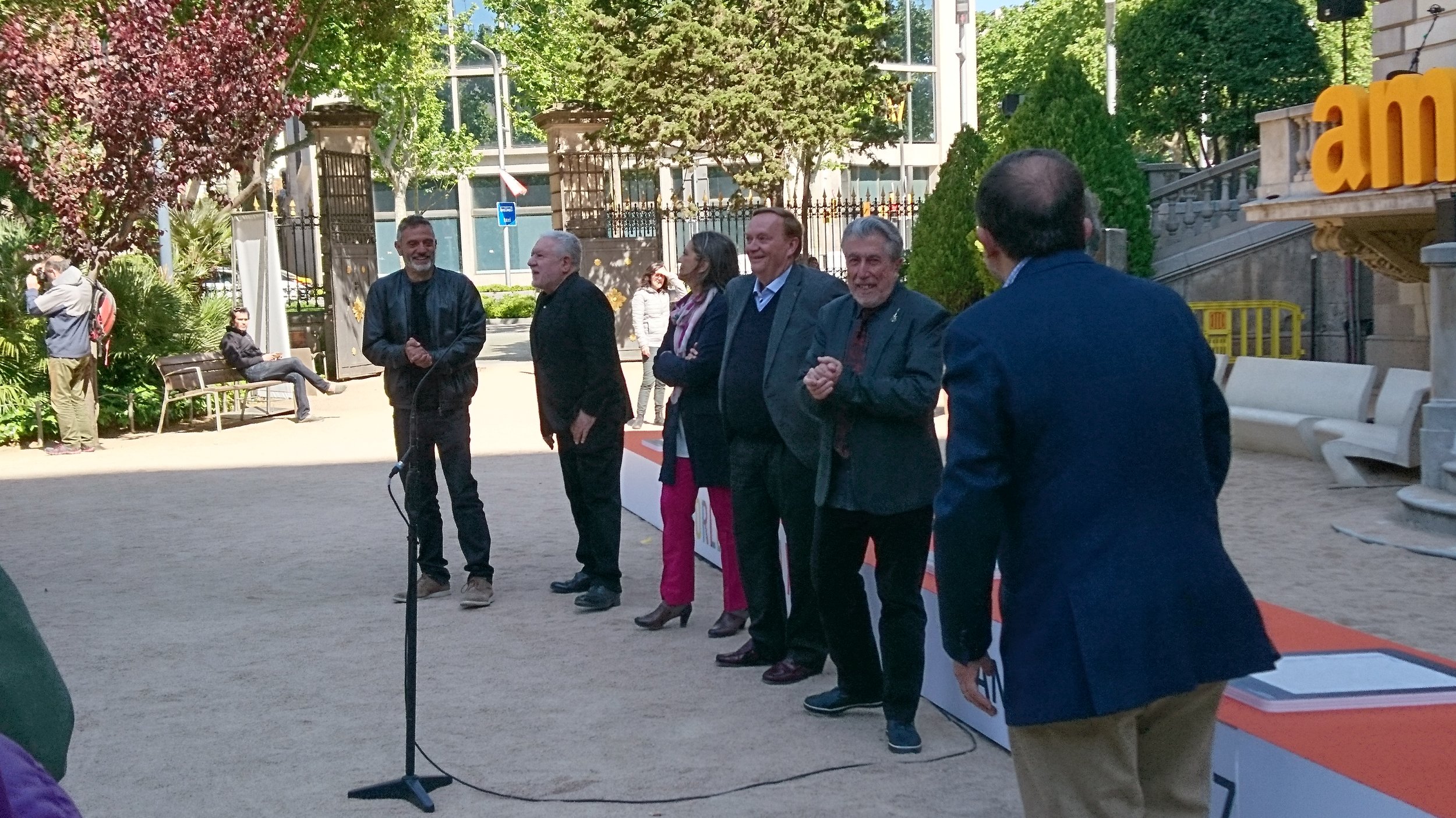 Paseo de la Fama de la literatura Sant Jordi 2017