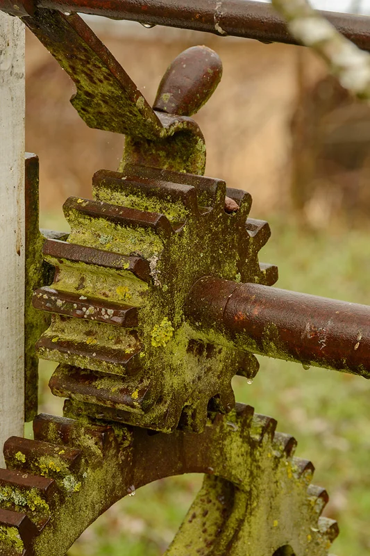 Cogs & Water Droplets