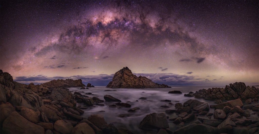 A Starry Night at Sugarloaf Rock