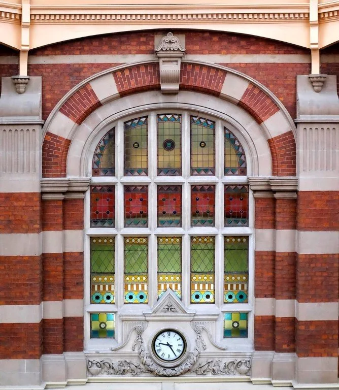 Post Office Stained Glass
