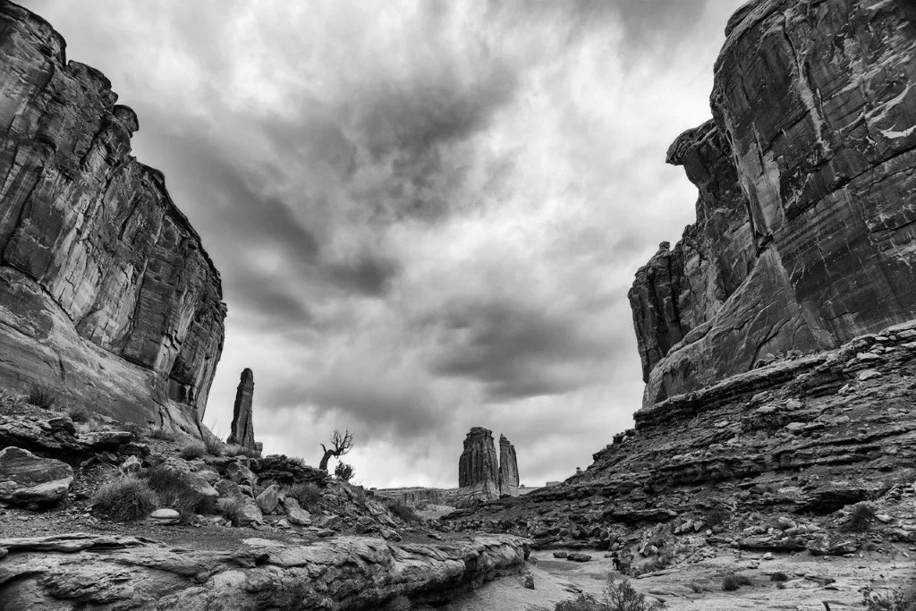Between Towering Cliffs by Ruth Timperon