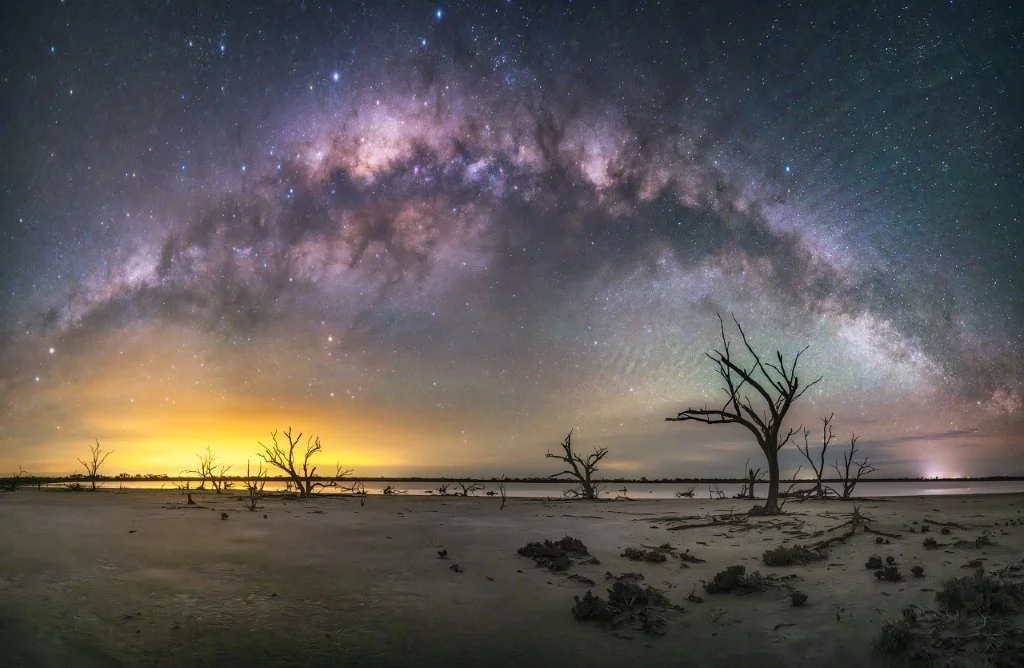 Galactic Core Setting Across the Dowerin Salt Lake