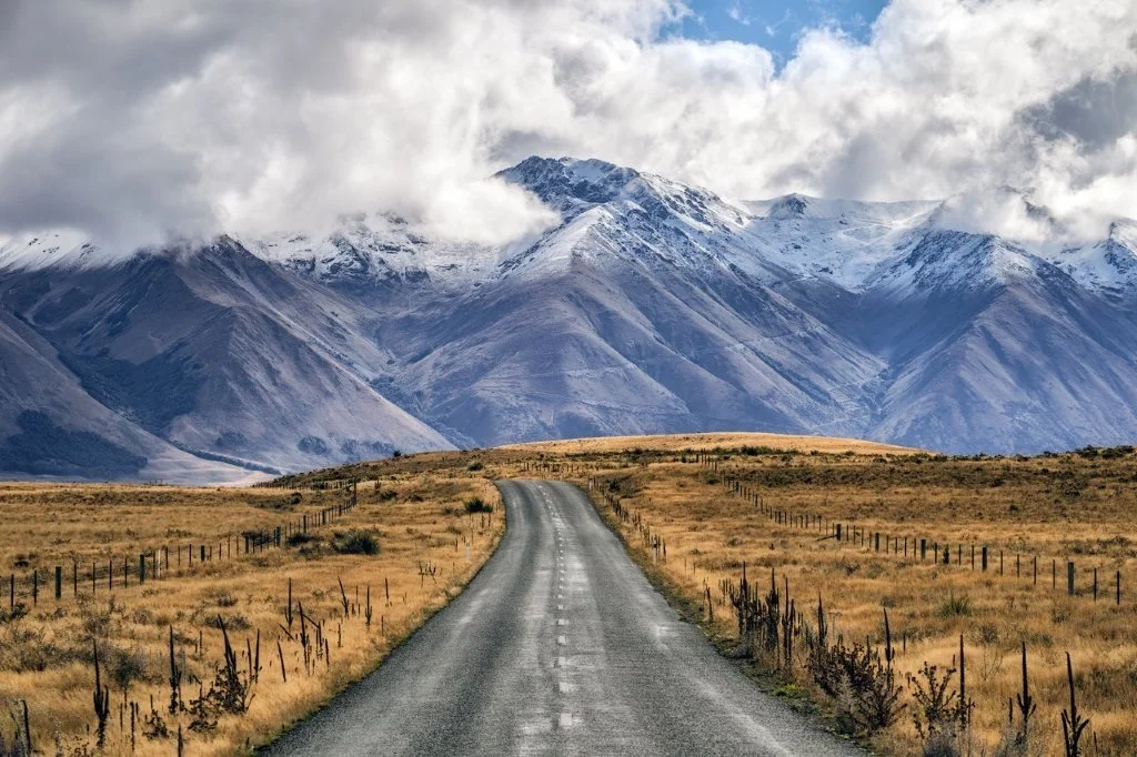 Road to Lake Ohau