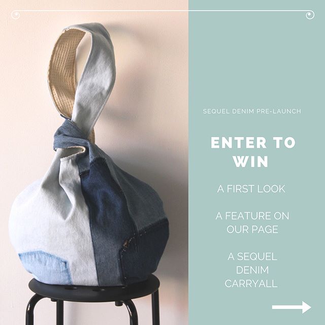YOU GUYS! It&rsquo;s the moment you&rsquo;ve all been waiting for... THE SEQUEL DENIM CARRYALL REVEALED. 🙌🏼✨🙌🏾 &bull;
To celebrate, we are going to select one lucky follower to win a FIRST LOOK before it&rsquo;s sold in stores! In addition, the w
