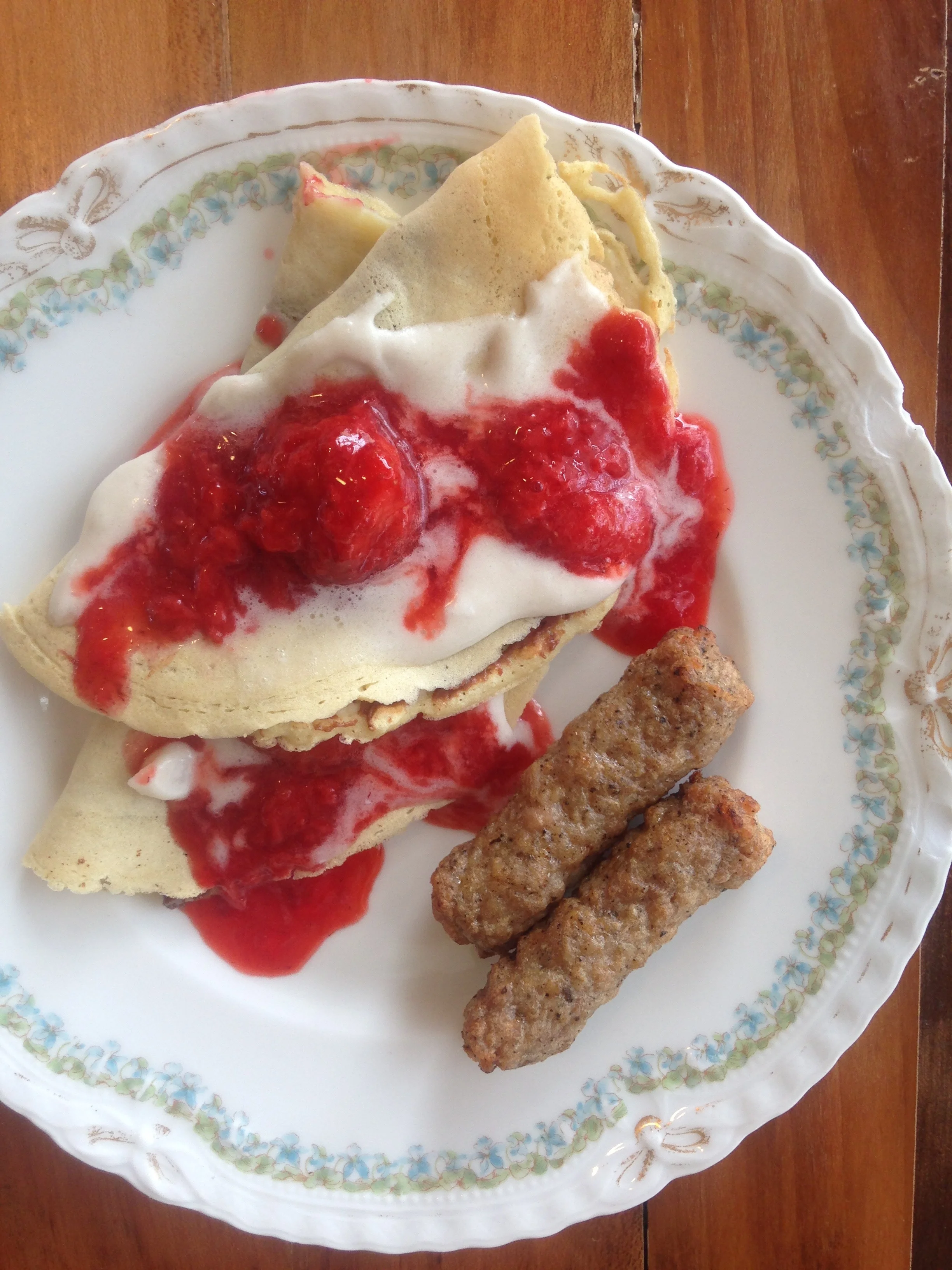  Polly-Jenkins with Strawberries & Cream