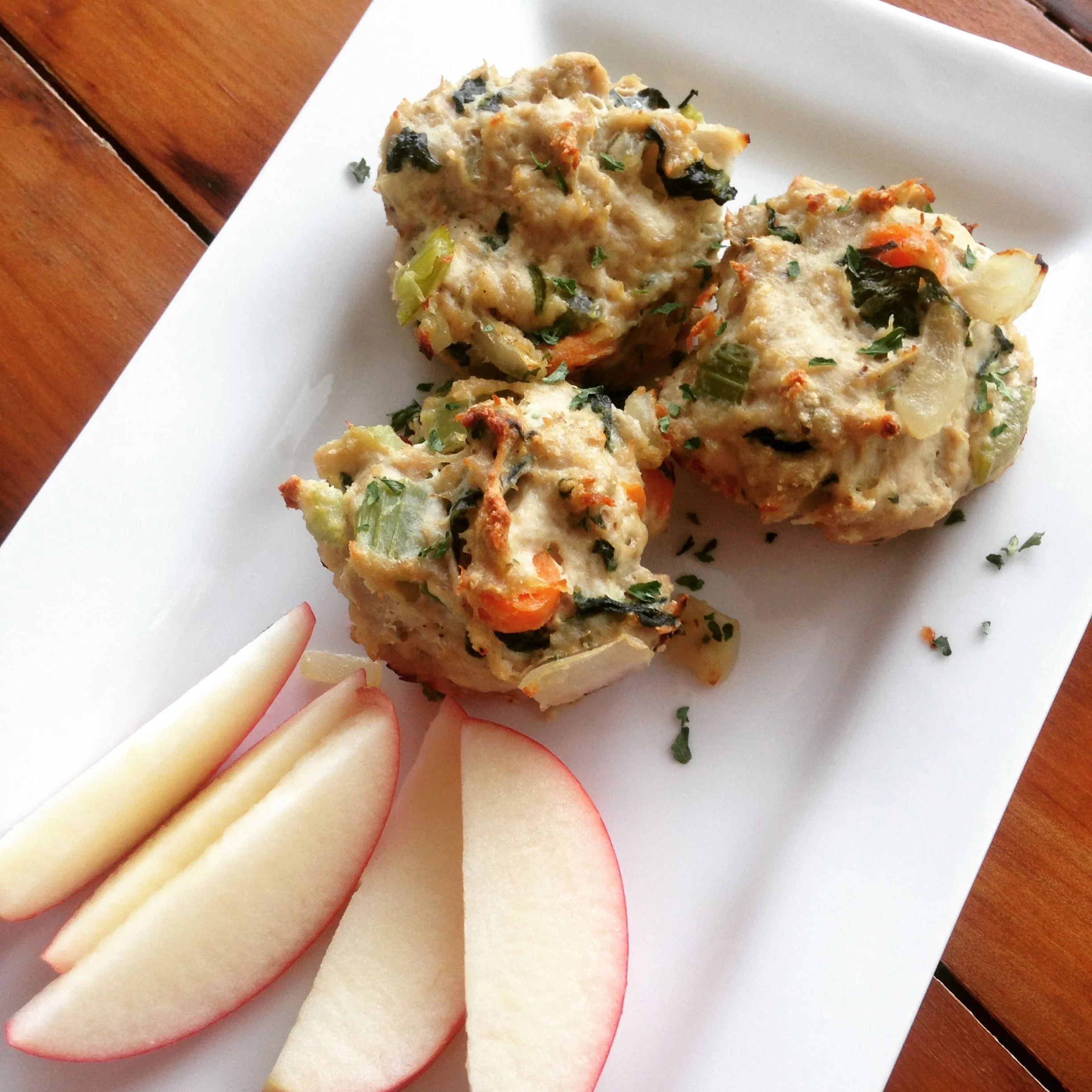 Powerhouse Turkey & Spinach Muffins