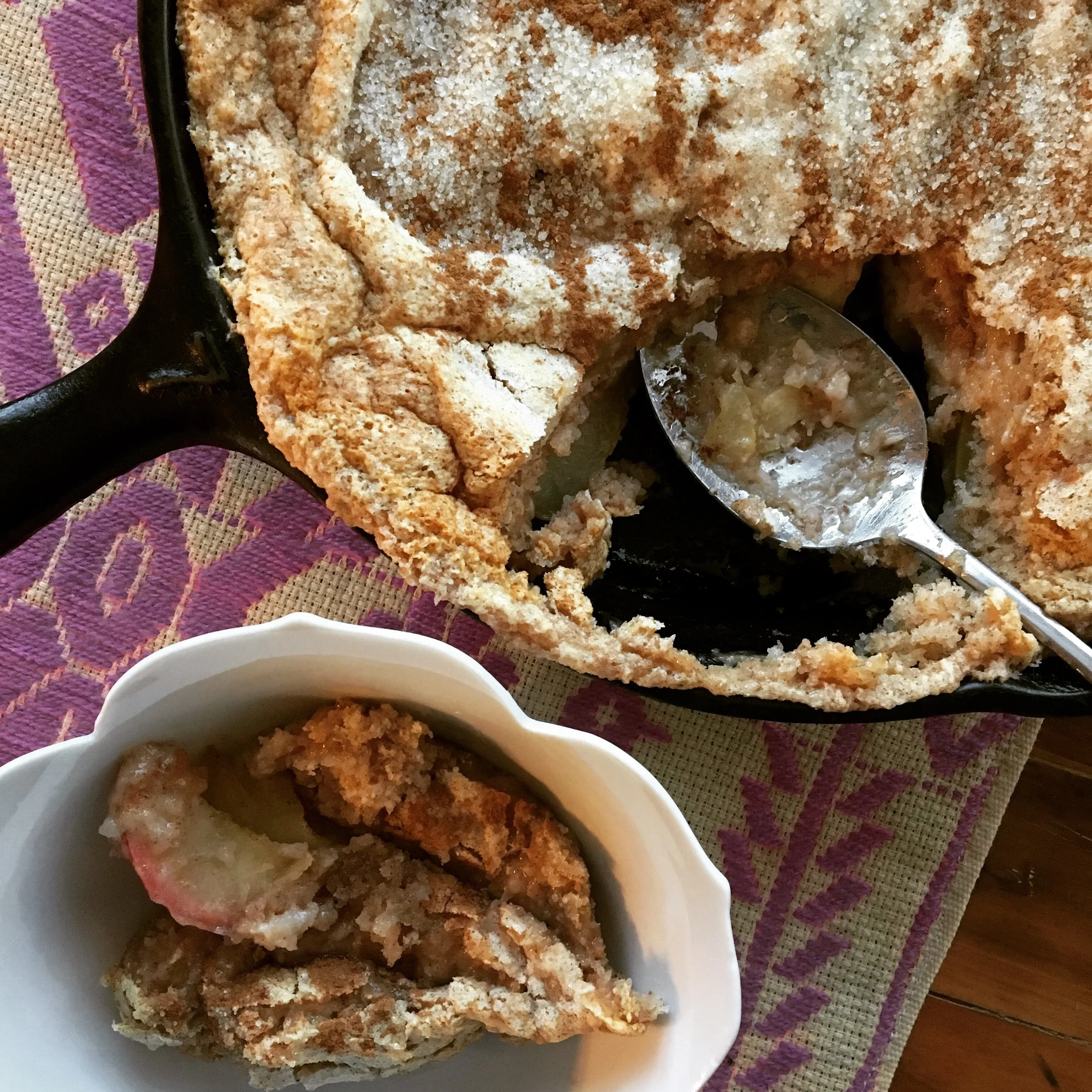 Cinnamon & Sugar Apple Cobbler