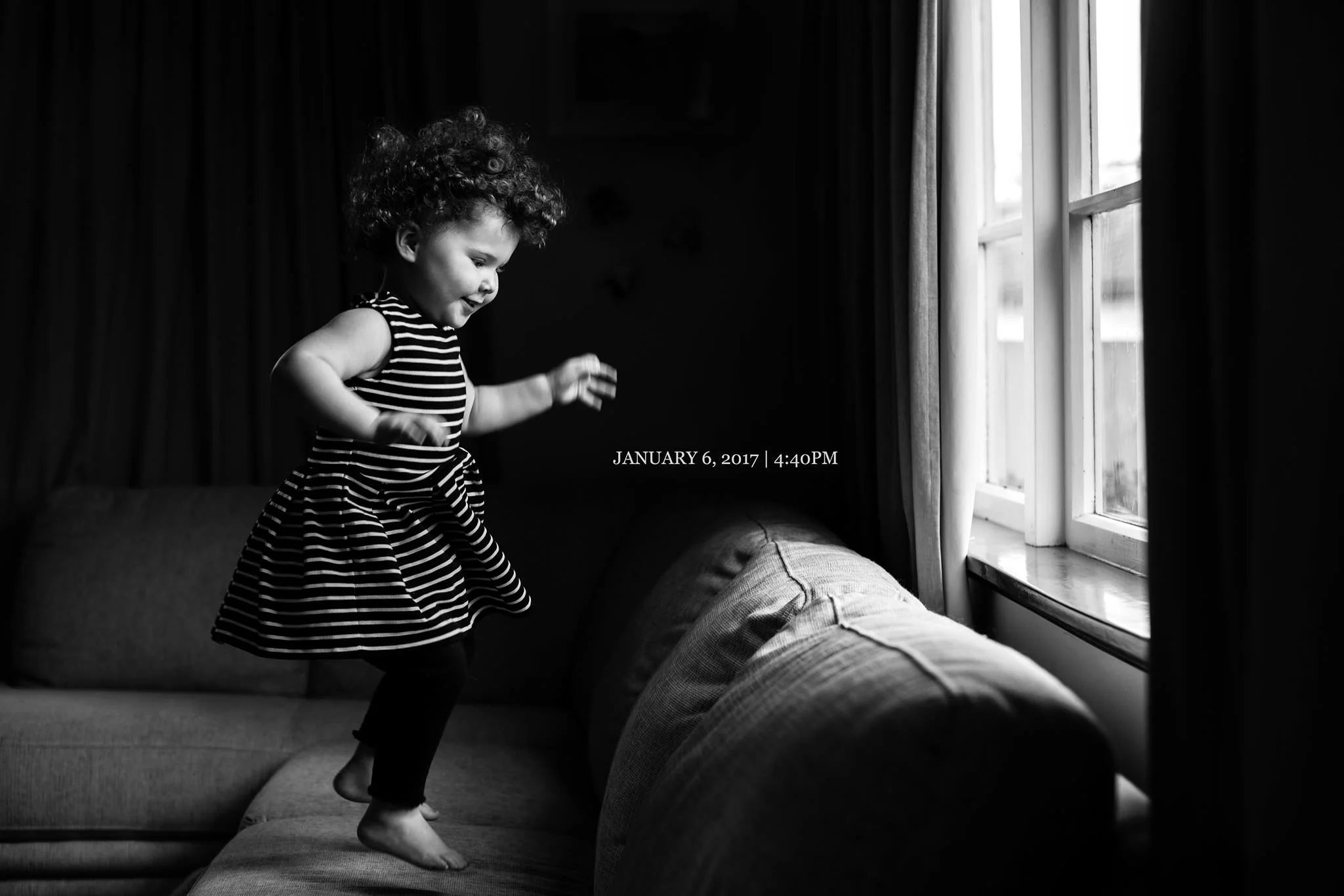 DAY SIX Welcoming this storm with a jump/dance routine. Toddlers are so hilarious. 