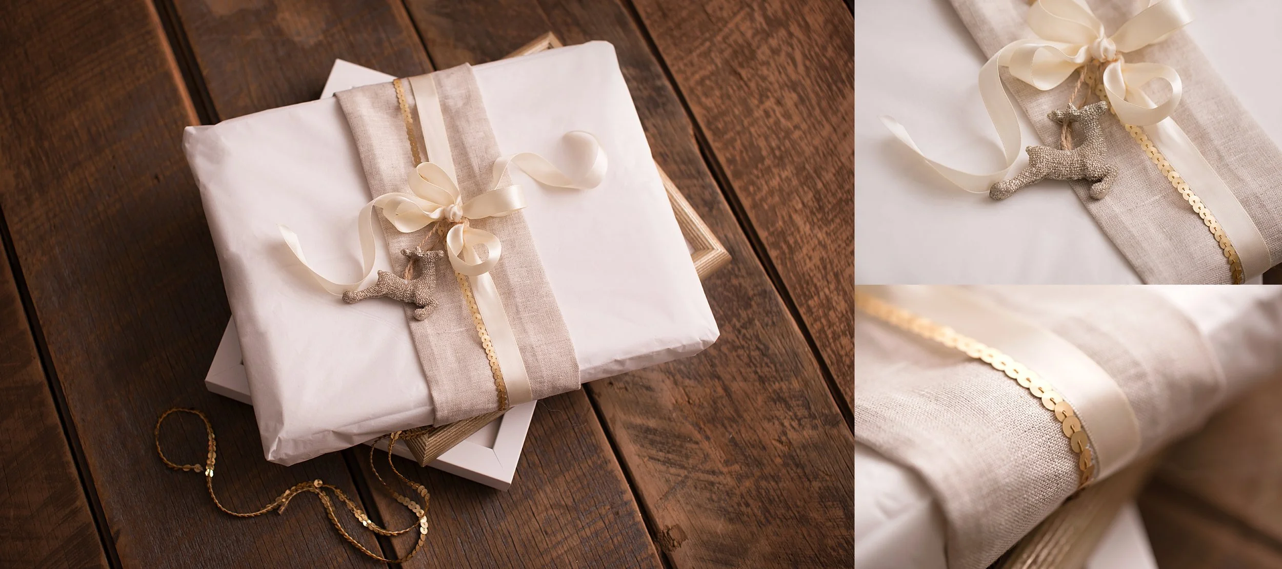 Complimentary gift wrapping with each frame order which includes a little ornament keepsake for your tree. 