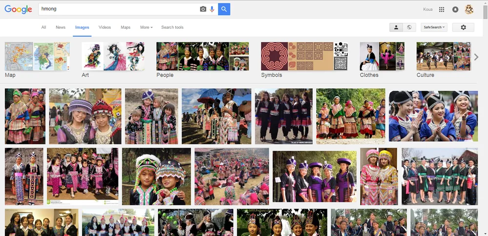 Googling Hmong