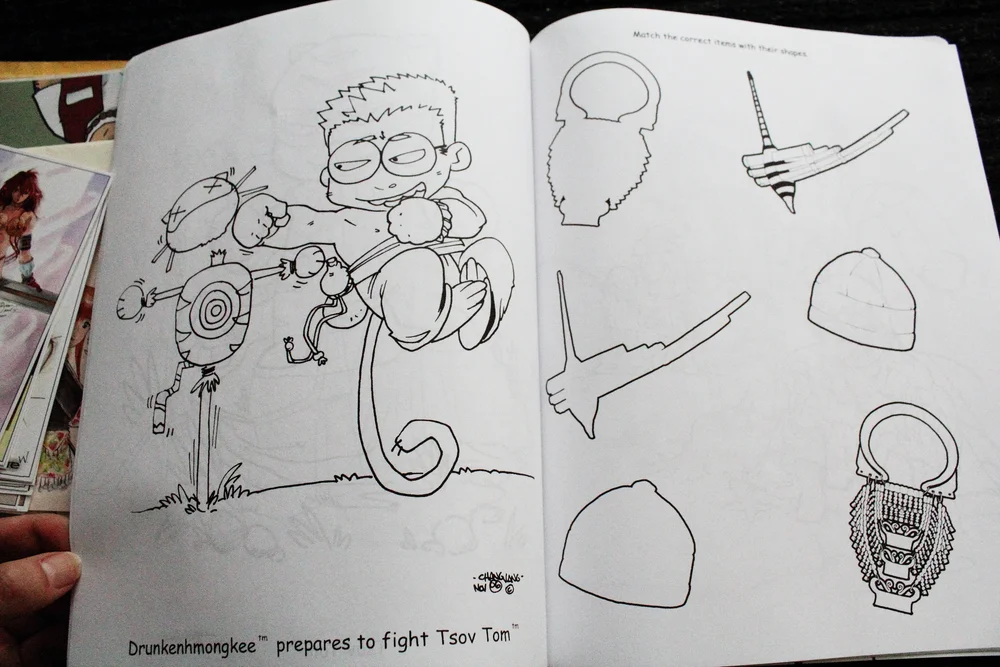 I am Hmong Coloring Book