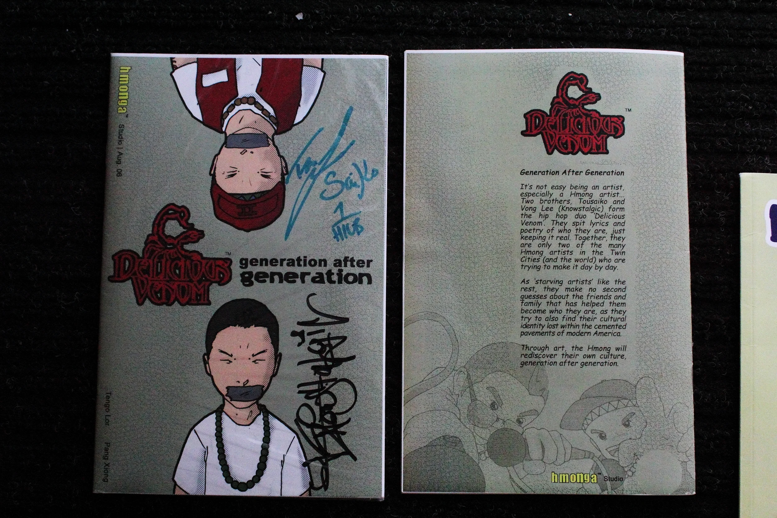 Signed Delicious Venom Comic Book