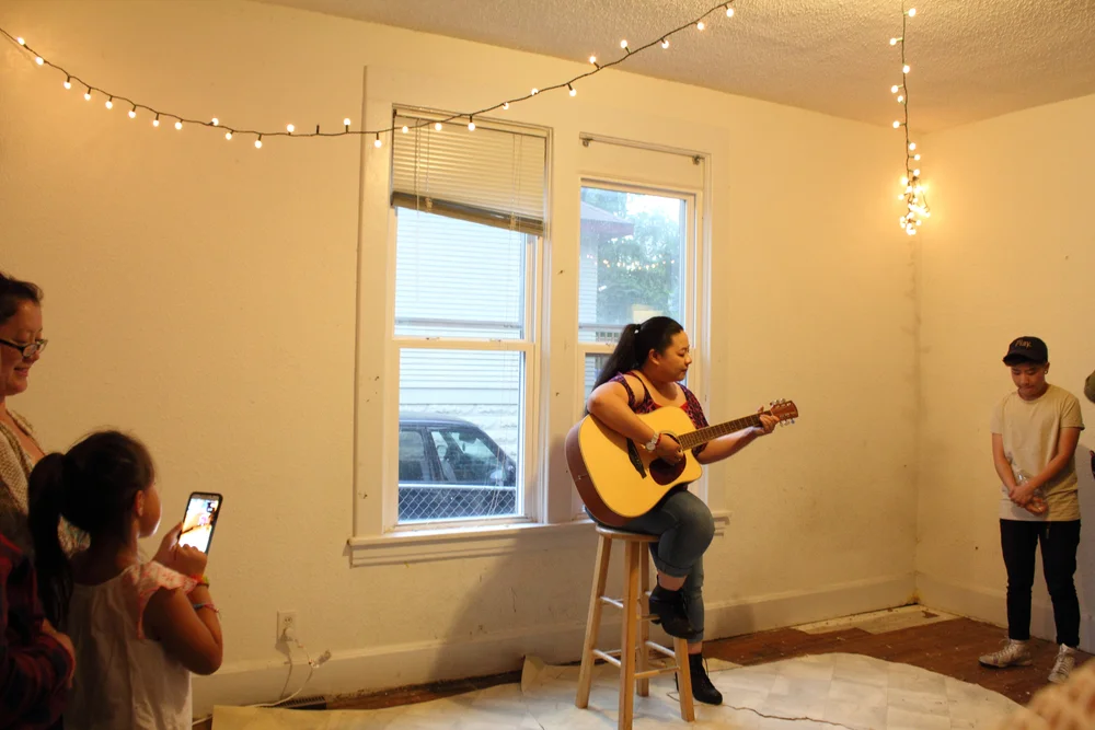  Sao Her performing a song  Wake Up Hmong, Wake Up, &nbsp;2016 