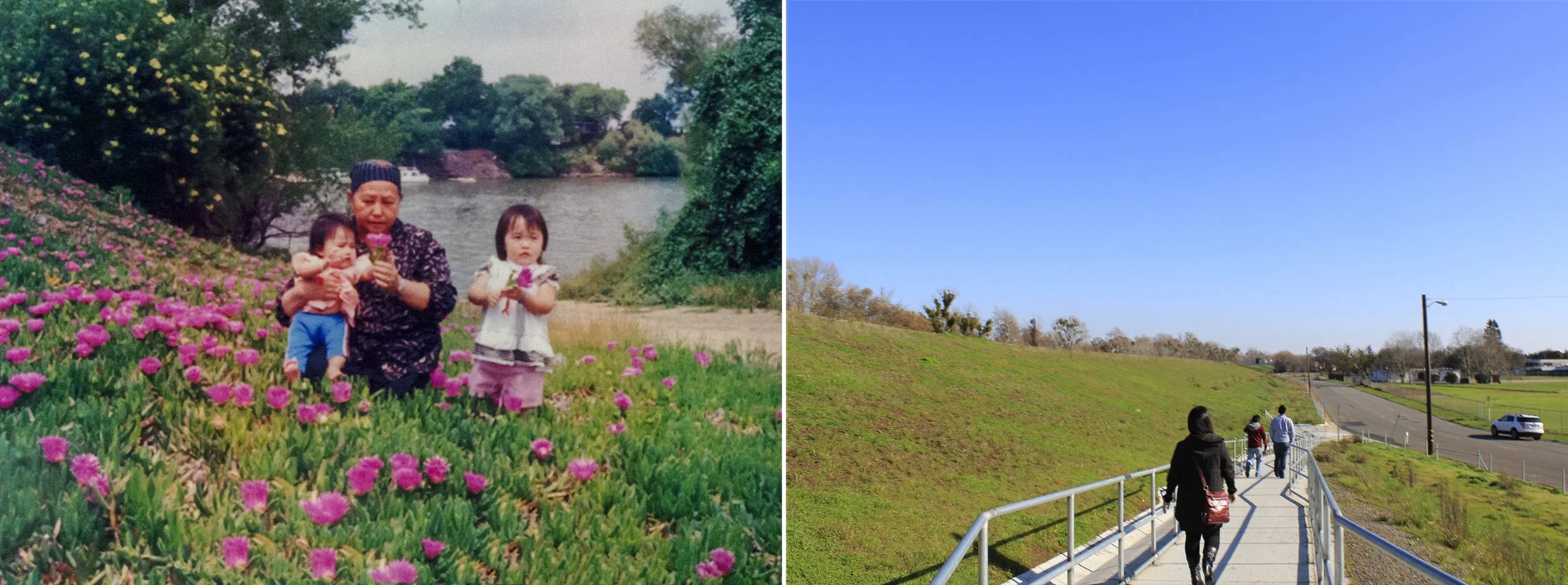 Left: Sacramento, California 1987, Right: Sacramento, California 2012